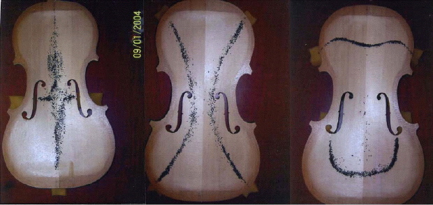 chladni patterns for whole violin